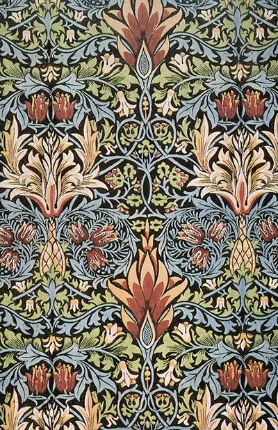 Snakeshead (Printed Textile) William Morris